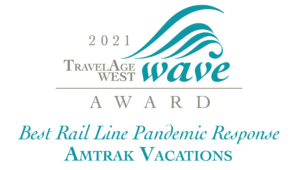 Best Rail Line Pandemic Response Award for Amtrak Vacations