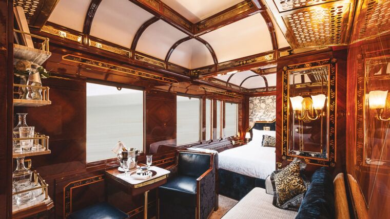 Grand Suite on the Venice Simplon-Orient-Express.