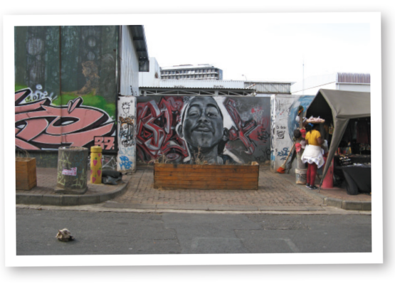 Street art in Maboneng, South Africa